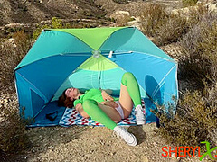 Masturbated In Mountains In Tent And Then Pee