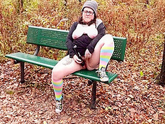Bbw Squirtin On The Nature Trail