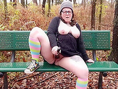 Bbw Squirtin On The Nature Trail