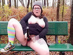 Bbw Squirtin On The Nature Trail