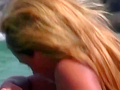 A Tanned Big Ass Of A Seductive Blonde Shakes While Receiving A Thick Dick