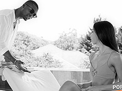 Spoiled Slut Lia Lin Enjoys Post Massage BBC Anal by the Poolside GP2382 - AnalVids