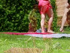 Egon Kowalski - German Curvy Wife Fuck At Beach With While Her Husband Is Next To Her
