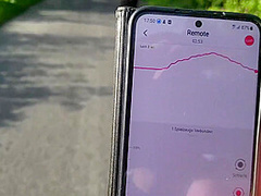 Remote Controlled Vibrator While Exercising In Public Ends With Hot Anal