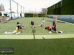 Group Of Horny Babes Seducing Soccer Coach Vr Porn 7 Min