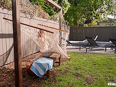 Nosy Neighbor, Hammock Shaker 1 Video With Johnny Love, Aria Kai - RealityKings