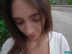 Tru Kait In Meets And Gets A Nice Blowjob Before She Rips Her Denim Shorts Off To Fuck