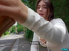 Tru Kait In Meets And Gets A Nice Blowjob Before She Rips Her Denim Shorts Off To Fuck