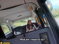 Bigass amateur taxi slut fucked outdoor by cab driver