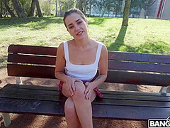 Andrea Lapiedra In Sucks Tommy Cabrios Dick In The Park And Ends Up With Cum In Her Mouth