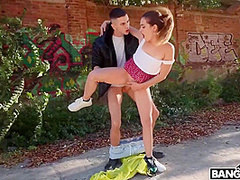 Andrea Lapiedra In Sucks Tommy Cabrios Dick In The Park And Ends Up With Cum In Her Mouth