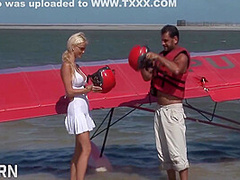 Caylian Curtis And Hot Milf In Porn Fucking The Ass Of Pornstar On The Beach