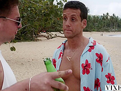 Incredible Xxx Scene Beach Crazy Full Version - Vanessa Alessia, Alex Spitter And Vanessa B