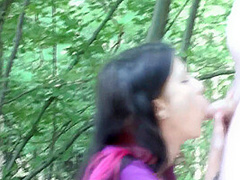 Cock To Blow Tied To The Tree - FemdomSex