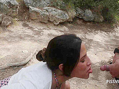 Fucked and Anal Creampie Walking in the Mountains ALS042 - PissVids