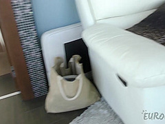 Hot Model Evelina Nude And Sunbathing Outdoors Rooftop Terrace With Bubbles And Underwater Jacuzzi