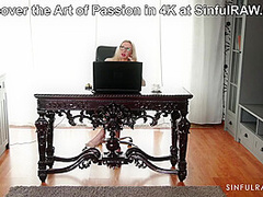 Amber Jayne And Brittany Bardot - From Writers Block To Juicy Cock