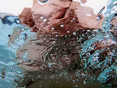 Vanessa Klein Masturbating Underwater In The Jacuzzi With A Glass Dildo