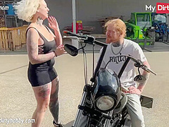 My Dirty Hobby - German amateur fucked in public by the biker
