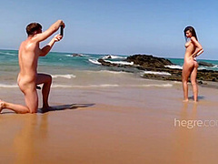 Anna L In Sun, Sand, Sea And Sex