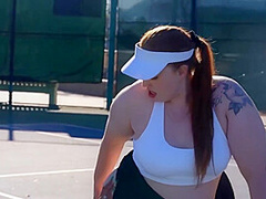 Mia Dior In Fucks Gibby The Clown After Playing Tennis