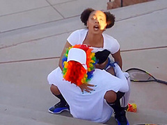 Mia Dior In Fucks Gibby The Clown After Playing Tennis