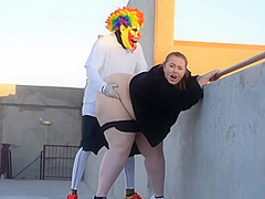 Mia Dior In Fucks Gibby The Clown After Playing Tennis