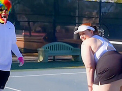 Mia Dior In Fucks Gibby The Clown After Playing Tennis