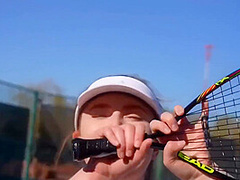 Mia Dior In Fucks Gibby The Clown After Playing Tennis