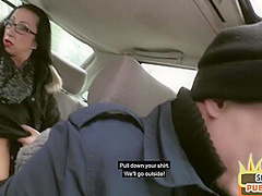 Outdoor amateur slut fucked in forest after cocksucking