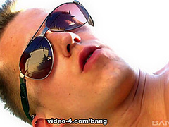 Scyley Jam has her tongue deep in his anus like he likes it! - BANG