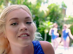 Three Cheerful Chicks Lured A Guy Into Group Sex - Katie Kush, Oliver Flynn And Kenzie Madison