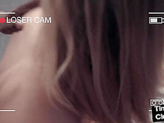 IR SPH babe fucked in front voyeur loser with small dickie