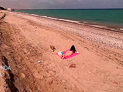 Me Convencen Para Que Chupe Pol En La Playa , Termina En Mi Cara ,( Hablando En Espanol) 10 Min