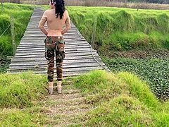 I Get A Girl In The Forest She Gives Me A Blowjob And I Fuck Her Ass
