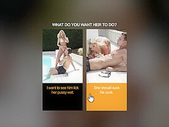 Hot Blonde Having Mmf Threesome With Candee Licious