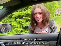 Taya Sia In Russian Slut Gives A Blowjob To A Guy In His New Car