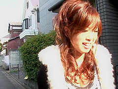 Stunning Japanese brunette gets her share of a jizz load by Blowjob Fantasies from Japan