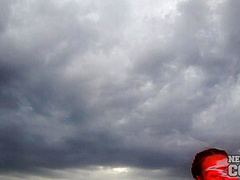 Rooftop Fire Dancing At Sunset With Ginger Lea