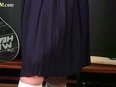 CFNM college uniform redhead jerks in group locker room HJ