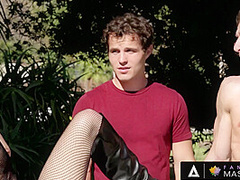 FANTASY MASSAGE - Naughty MILF India Summer Tries Experimental Sex With Two Men