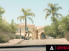 DEVILS FILM - Horny Mackenzie Mace Shows Her Ass To Get Fucked Hard While Her Stepdad Watches