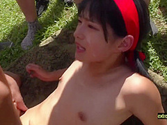 Nagisa Mitsuki Gets Massive Bukkake Gangbang In Public Outdoors At Sports Field Outrageous Action New For Feb