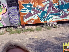 Real tinder date fucked outdoor