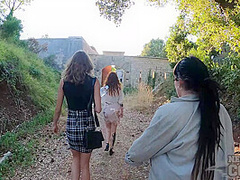 Tattoo Girl Brilla Risky Public Masturbation Wwii Fort Getting Caught Finishing At Home