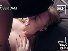 SPH Euro IR babe fucked in front voyeur with tiny cock