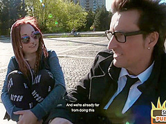 Real public pickup with pierced slut getting ravaged