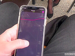 Czech Streets – Milf Enjoys a Vibrator in Public