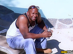 IR anal busty bae BBC fucked in bigass after outdoor deep BJ