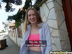 Dirty public lady smashed hardcore by perverted fucker